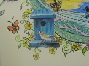 mural - bird